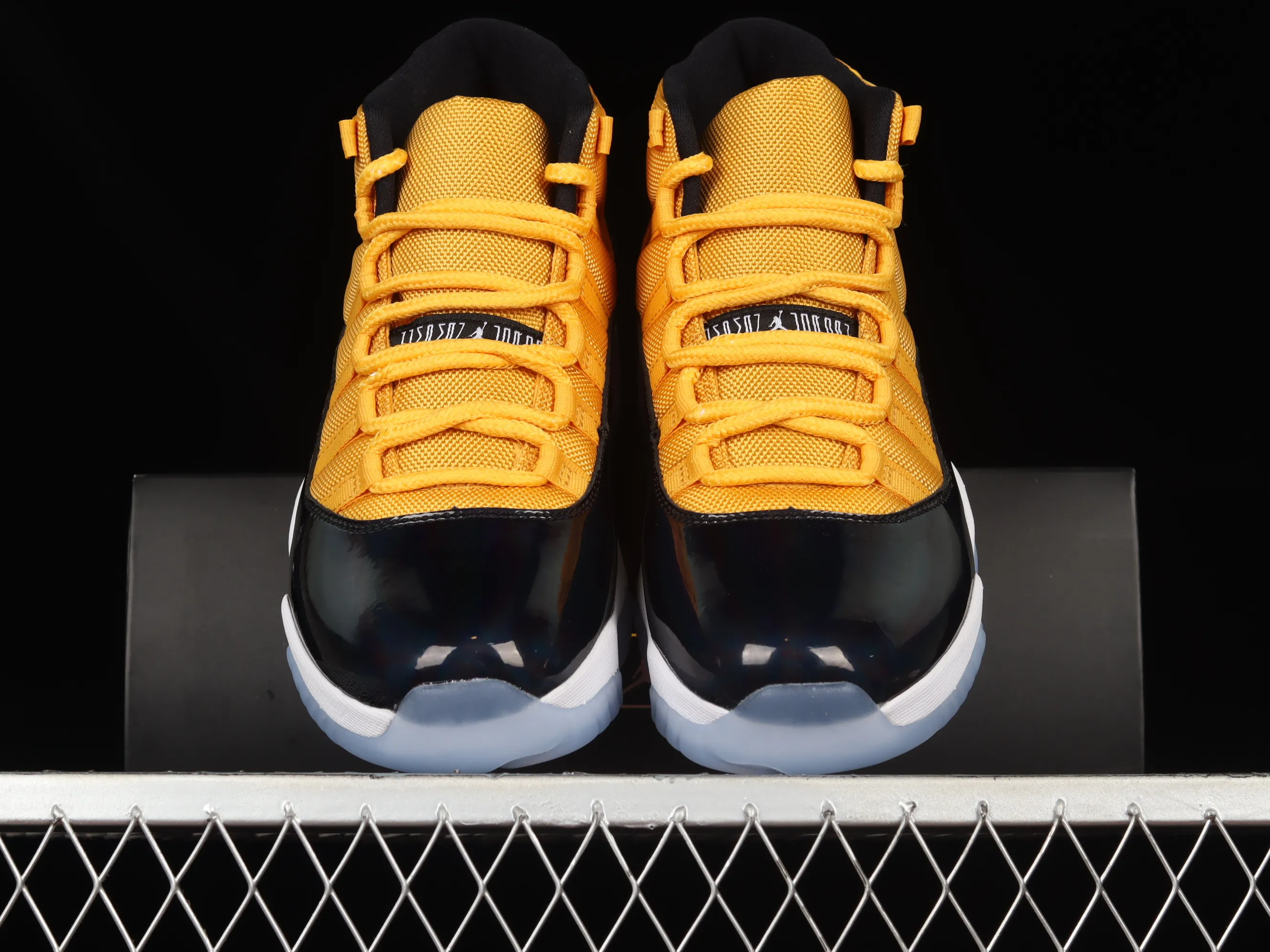 All categories Air Jordan Jordan series basketball shoes Air Jordan 11 pure original version Air Jordan 11 Retro "Black Yellow" AJ11 Joe 11 black yellow CT8012-118